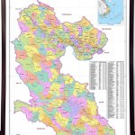 Administrative map of Phu Tho province