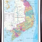 Map of the South Vietnam