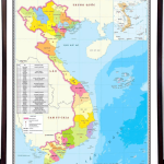 Administrative map of Vietnam