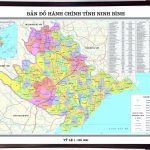 Administrative map of Ninh Binh province
